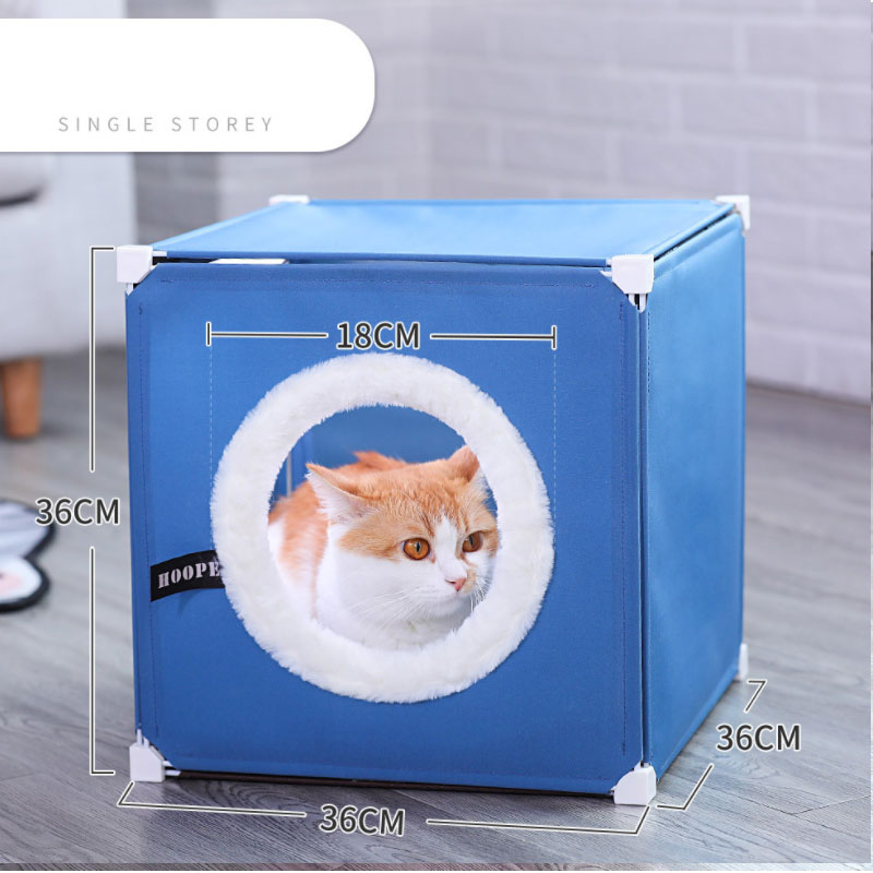 Warm and fully enclosed cat villa