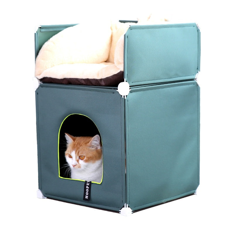 Warm and fully enclosed cat villa
